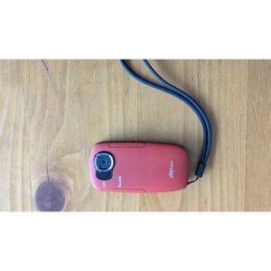 Kodak PlaySport ZX5 Waterproof HD Video Camera Red *Works*